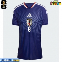 Japan Takumi Minamino #8 Heimtrikot Frauen EM 2024 Kurzarm
